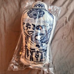 2 Chinese Vase Shaped Pillows